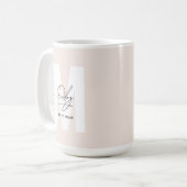 Name des Logos für die klassische Monogramm-Beschr Kaffeetasse (Vorderseite Links)