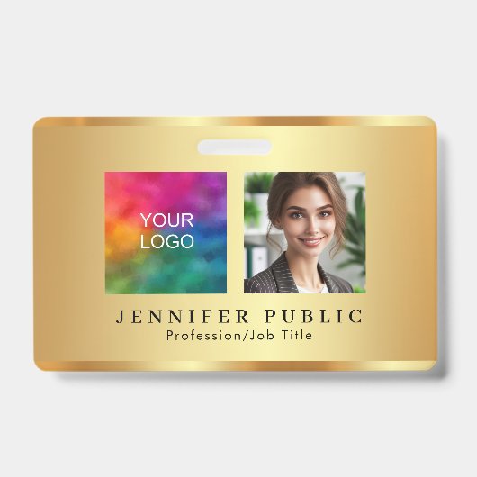 Name des Logos für Ihr benutzerdefiniertes Foto Ausweis (Front)