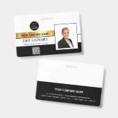 Name des Logos für MitarbeiterStrichcodeScanner Go Ausweis (Vorder- & Rückseite)