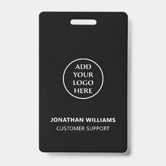 Name des Logos für moderne Unternehmen Stellenbeze Ausweis (Vorderseite)