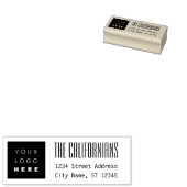 Name des Logos Name UAWG Adress MInimalism Gummistempel (Stempel)