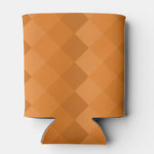 Name des Logounternehmens Tile Muster Orange & Gra Dosenkühler (Rückseite)