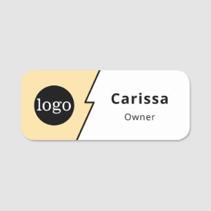 Name des magnetischen Buttons für den benutzerdefi Namensschild