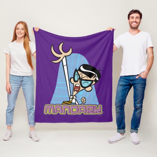 Name des Mandarks Graphic Fleecedecke (Beispiel)