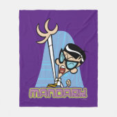 Name des Mandarks Graphic Fleecedecke (Vorderseite)