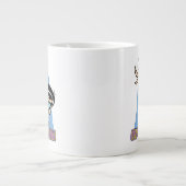 Name des Mandarks Graphic Jumbo-Tasse (Vorderseite)