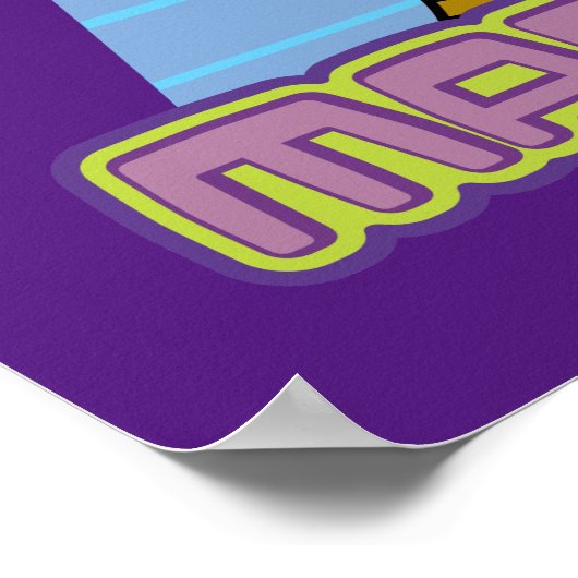 Name des Mandarks Graphic Poster (Ecke)