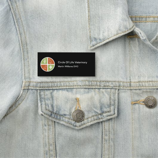 Name des medizinisch-medizinischen Personals Namensschild (Beispiel)