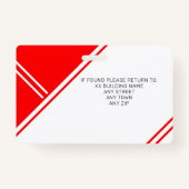 Name des medizinischen Mitarbeiters Foto-ID Ausweis (Rückseite)