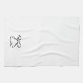 Name des Minimalistischen Handzeichens Geschirrtuch (Horizontal)