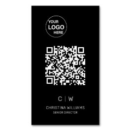 Name des Minimalistischen QR-Codes Magnetische Visitenkarte