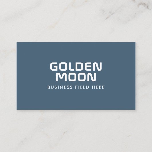 Name des Minimalistischen Unternehmens | Modern | Visitenkarte (Vorderseite)