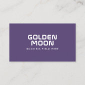 Name des Minimalistischen Unternehmens | Modern |  Visitenkarte (Vorderseite)