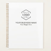 Name des Minimalistischen Unternehmens QR-Code Planer (Vorderseite)