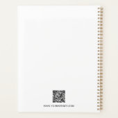 Name des Minimalistischen Unternehmens QR-Code Planer (Rückseite)