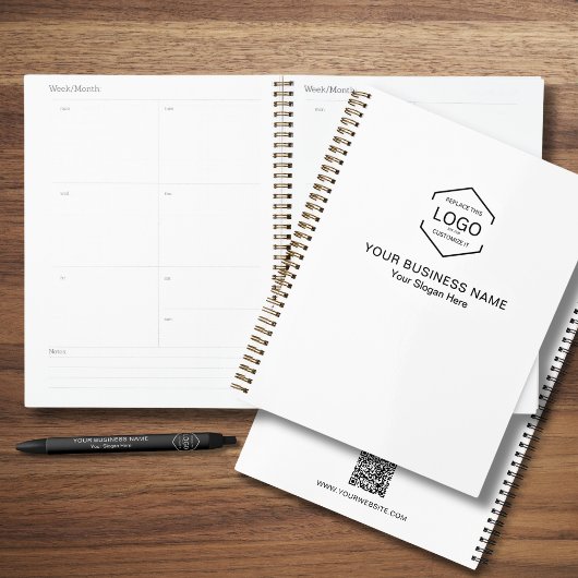 Name des Minimalistischen Unternehmens QR-Code Planer