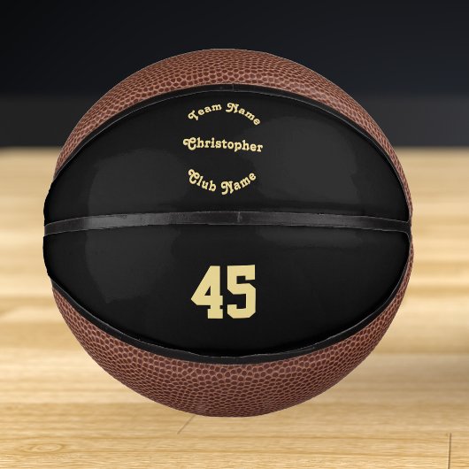Name des Mit Monogramm Spielerteams Mini Basketball