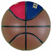 Name des Mit Monogramm Team Club School-Spielers Basketball (Rechts)