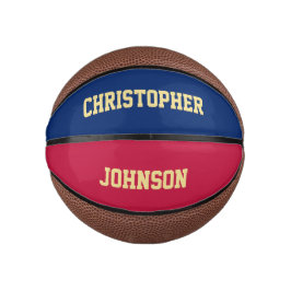 Name des Mit Monogramm Team Club School-Spielers Mini Basketball