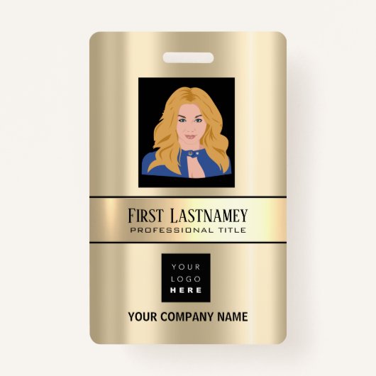 Name des Mitarbeiterbarcodes Scan Orange White Ausweis (Vorderseite)