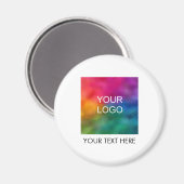 Name des Mitarbeiters der Crew für Ihr Textlogo Magnet (Vorderseite/Rückseite)