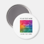 Name des Mitarbeiters der Crew Ihres Logotextes Magnet (Vorderseite/Rückseite)