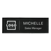 Name des Mitarbeiters des benutzerdefinierten Logo Namenschild (Vorderseite)