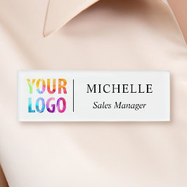 Name des Mitarbeiters des benutzerdefinierten Logo Namenschild