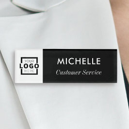 Name des Mitarbeiters des benutzerdefinierten Logo Namenschild