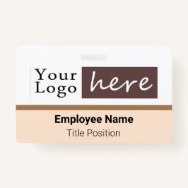 Name des Mitarbeiters des horizontalen Logos Ausweis