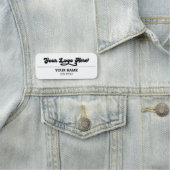 Name des Mitarbeiters des magnetischen Unternehmen Namensschild (Beispiel)