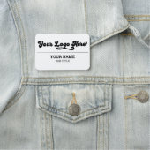 Name des Mitarbeiters des magnetischen Unternehmen Namensschild (Beispiel)