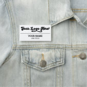 Name des Mitarbeiters des magnetischen Unternehmen Namensschild (Beispiel)