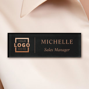 Name des Mitarbeiters eines benutzerdefinierten Lo Namenschild