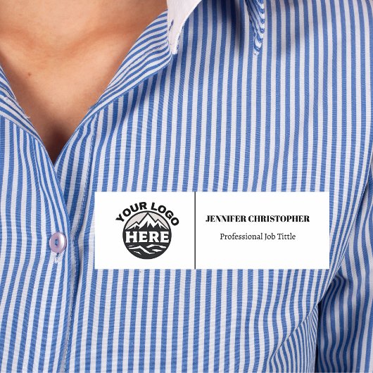 Name des Mitarbeiters eines benutzerdefinierten Un Namensschild