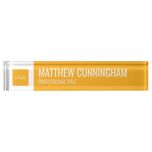 Name des Mitarbeiters eines modernen benutzerdefin Namensplakette (Vorderseite)