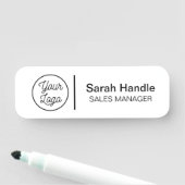 Name des Mitarbeiters Namensschild (Beispiel)