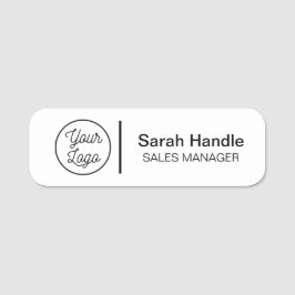 Name des Mitarbeiters Namensschild