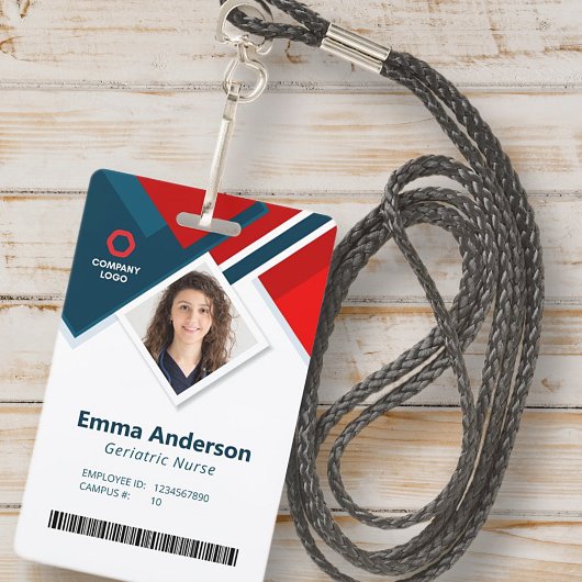 Name des Mitarbeiters QR und Strichcode des geomet Ausweis