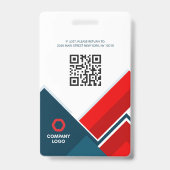 Name des Mitarbeiters QR und Strichcode des geomet Ausweis (Rückseite)