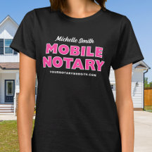 Name des mobilen Notars rosa Schwarz