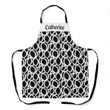 Name des modernen Abstrakten Schwarz-Weiß-Musters