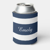 Name des modernen Blauen Streifens Dosenkühler (Kanne Rückseite)