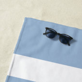 Name des modernen Blauen Streifens Strandtuch (Beispiel)