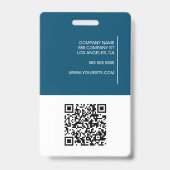 Name des modernen Fotos Ausweis (Rückseite)