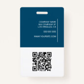 Name des modernen Fotos Ausweis (Rückseite)