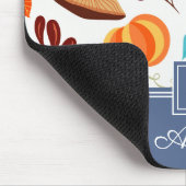 Name des modernen Herbstmusters Mousepad (Ecke)