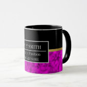 Name des modernen Marmorgeschäftes Tasse (VorderseiteRechts)