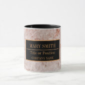 Name des modernen Marmorgeschäftes Tasse (Zentrum)