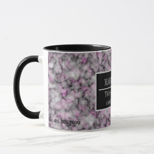 Name des modernen Marmorgeschäftes Tasse (Links)